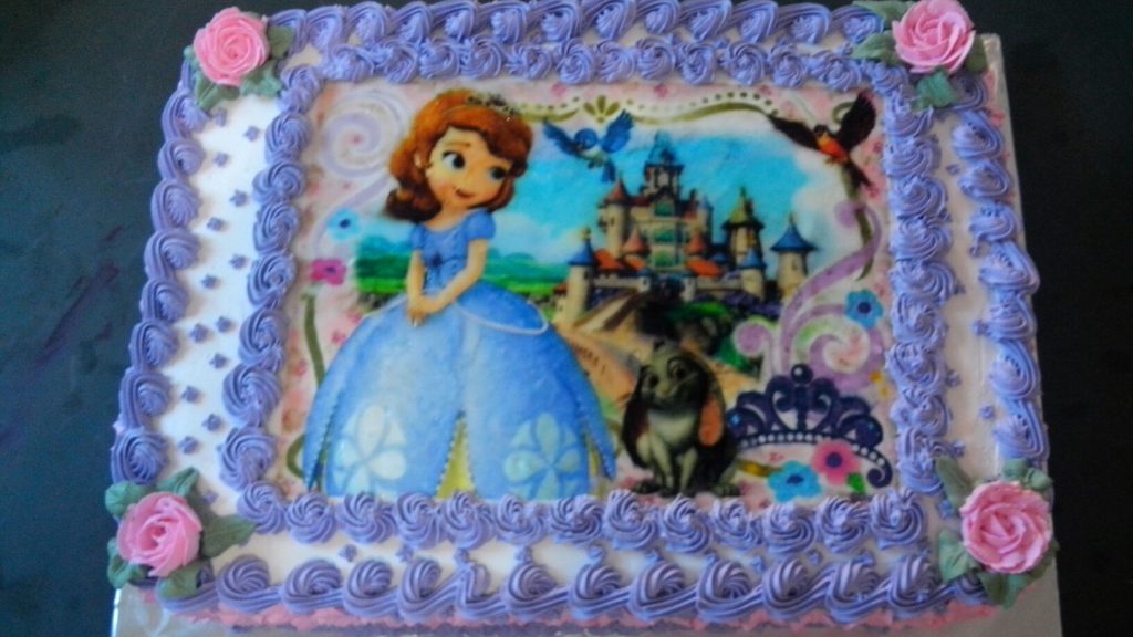 Bolo de Aniversário da Princesa Sofia - Delícias da Zana