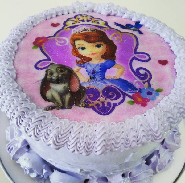 bolo da princesa sofia simples