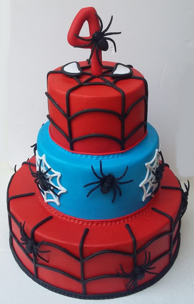 bolo do homem aranha infantil