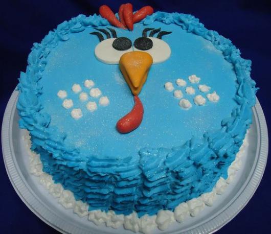 bolo da galinha pintadinha de glace