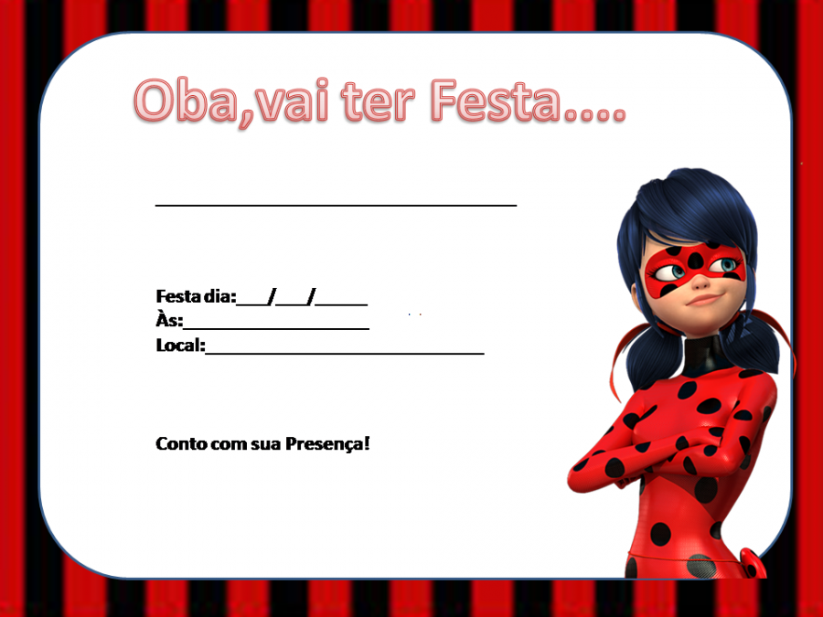 Convite Ladybug Modelos Fant Sticos Para Se Inspirar