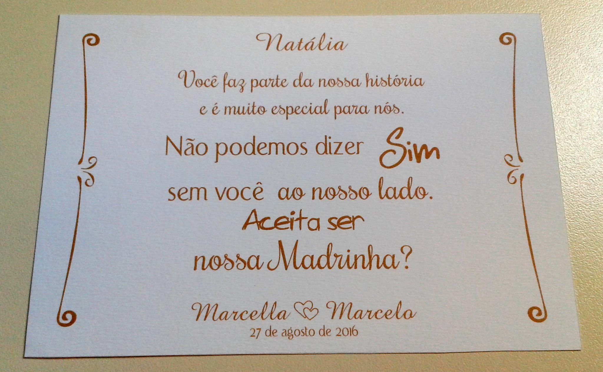 Convite Para Madrinha De Casamento Dicas Para Voc