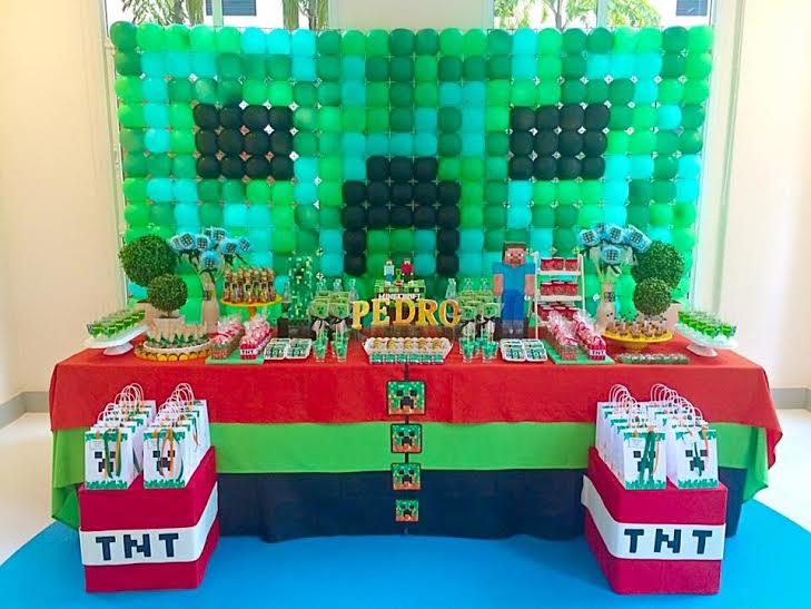Festa Minecraft: como fazer, dicas e 60 fotos incríveis de decoração