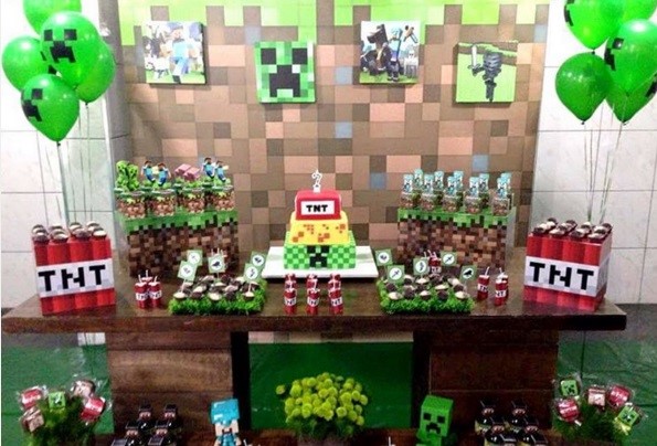 Display Minecraft - Decoração Infantil!