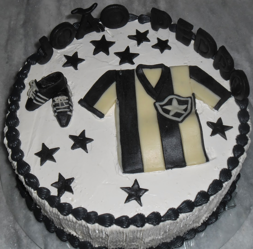 Botafogo cake  Bolo botafogo, Ideias de bolos, Bolo
