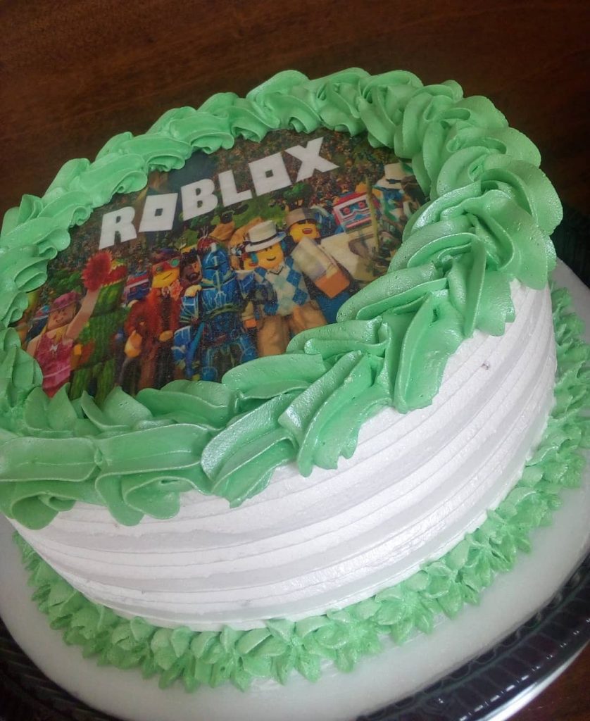 Bolo De Aniversario Do Roblox