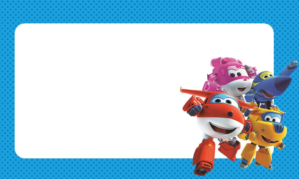 convite super wings para imprimir