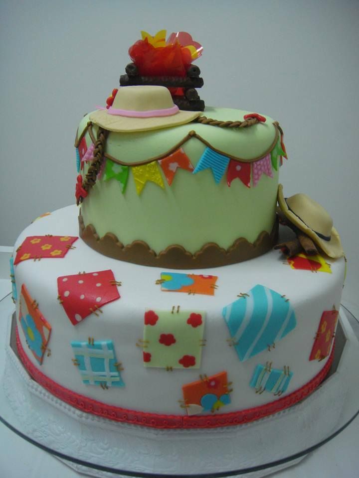 Bolo Festa Junina - Cake Designer - Panamby - Zona Sul