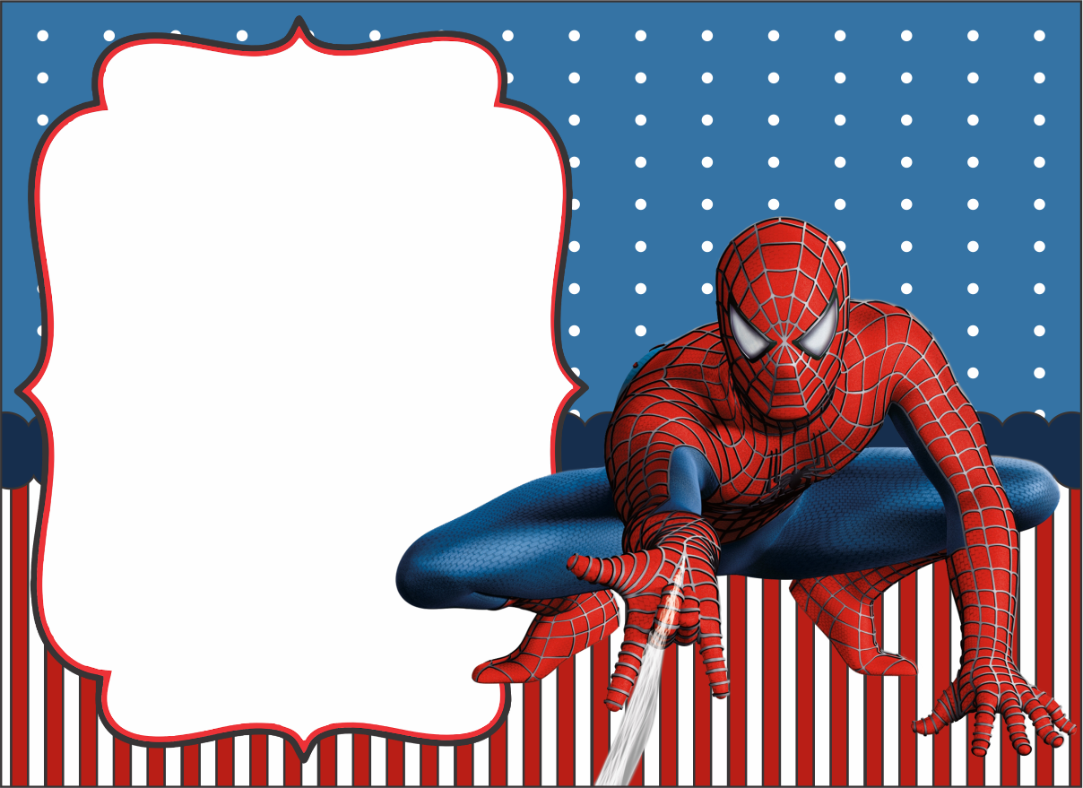Homem-Aranha assistir filmes de super-heróis em quadrinhos com convite para  festa - Venngage