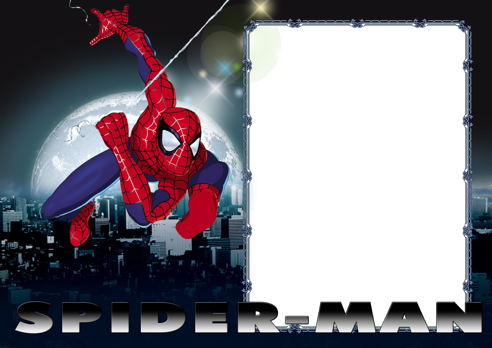 Homem-Aranha assistir filmes de super-heróis em quadrinhos com convite para  festa - Venngage