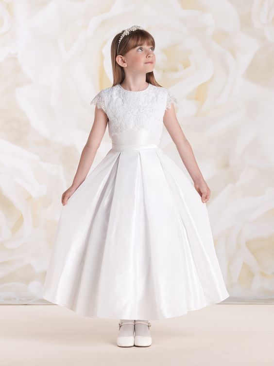 vestido de formatura infantil abc branco