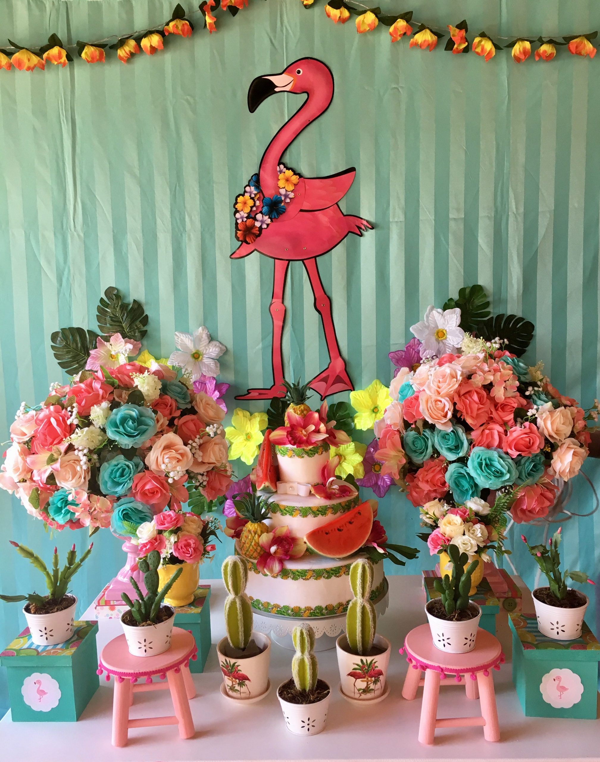 Festa pool party Flamingo
